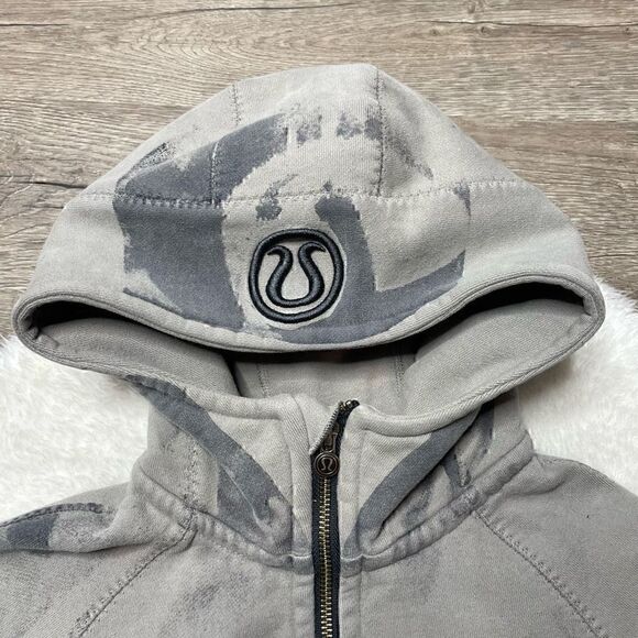Lululemon Scuba Hoodie Special Edition Size 4 Grey Full Zip Sweatshirt - Picture 3 of 11